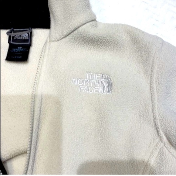 - 𝅺North Face Fleece Off White full zip Jacket Gorpcore SZ SP - Picture 5 of 8